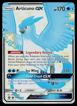 Pokemon Card - Articuno GX Hidden Fates Shiny Vault SV54/SV94 Holo - Image 1