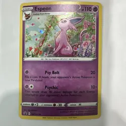 Espeon - SWSH174 - Pokemon Sword & Shield Promo Ultra Rare Holo Card NM - Image 1
