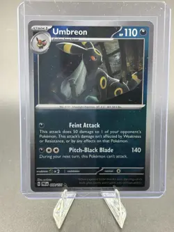 Pokemon TCG Prismatic Evolutions Umbreon Pokeball Reverse Holo Card 059/131 - Image 1