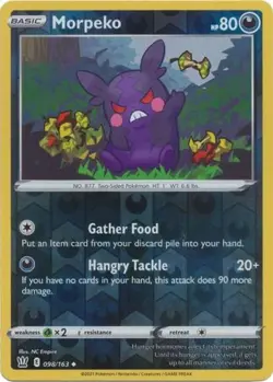 Morpeko 98/163 Reverse Holo | Battle Styles | Pokemon Card - Image 1