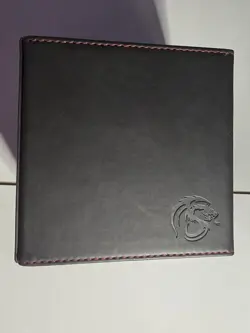 BCW Black Deck Vault LX Leatherette Collectible Gaming Card Box Lightly Used - Image 1
