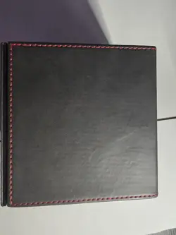 BCW Black Deck Vault LX Leatherette Collectible Gaming Card Box Lightly Used - Image 3