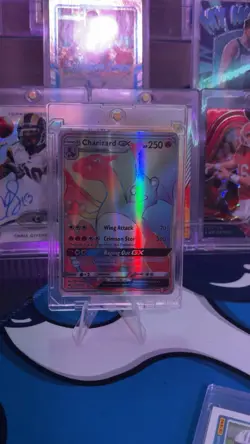 Pokemon Charizard GX Secret Rare Holo 150/147 SM-Burning Shadows 250 HP Card - Image 1