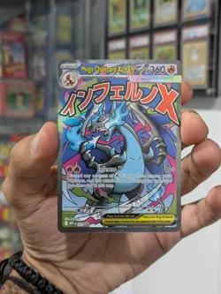Pokemon Card 2025 MEGA CHARIZARD X EX MEP 023 Black Star Promo Mega Evolutions - Image 2