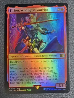 Firion, Wild Rose Warrior Final Fantasy Foil MTG NM Magic Card - Image 1