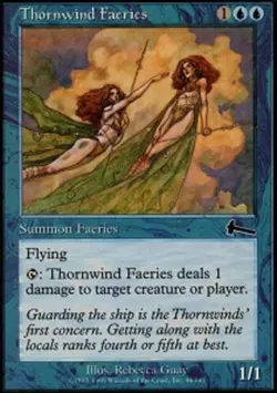 4x Thornwind Faeries ~ Lightly Played Urza's Legacy MTG Magic x4 4 UltimateMTG P - Image 1
