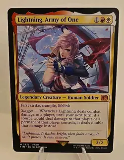 Lightning, Army of One MTG Final Fantasy Regular - Image 1