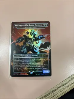 Mechagodzilla, Battle Fortress NM Hangarback Walker Foil MTG - Image 1