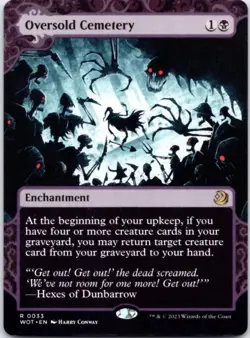 Oversold Cemetery - Wilds of Eldraine: Enchanting Tales - 33 NM pack fresh - Image 1