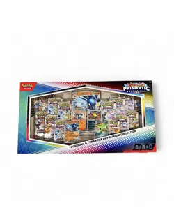 PRISMATIC EVOLUTIONS Lucario EX & Tyranitar EX Pokemon Collection Box Sam’s Club - Image 1