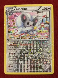 POKEMON TCG Cinccino RC19/RC25 Legendary Treasures: Radiant Collection Holo MP - Image 1