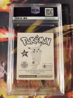 Pokemon 1999 Squirtle #229 Merlin Sticker PSA 7 NM - Image 2