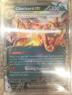 POKEMON BLACK STAR PROMO #196 CHARIZARD EX JUMBO BGS 9 MINT PSA OVERSIZED - Image 4