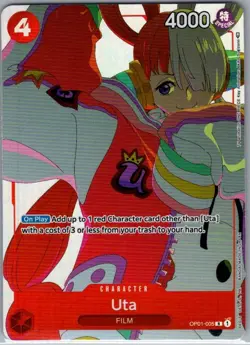 Uta (Gift Collection 2023) OP01-005 English - One Piece Card - NM - Image 1