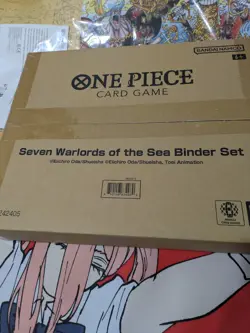 One Piece TCG: Bandai Seven Warlords of the Sea Binder Set (English) - SEALED! - Image 1