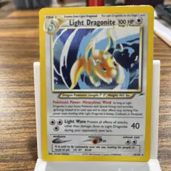 Light Dragonite - 14/105 - Pokemon Neo Destiny Unlimited Holo Rare Card WOTC NM - Image 1