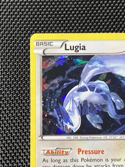 Lugia 78/124 Fates Cracked Ice Holo Fates Collide 2016 Pokemon TCG LP/NM - Image 2