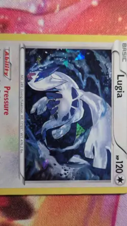 Lugia 78/124 Cracked Ice Holo Fates Collide Deck Exclusive Pokemon TCG LP - Image 2