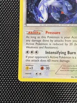 Pokemon TCG Lugia Fates Collide 78/124 Exclusive Cracked Ice Holo Rare LP - Image 5