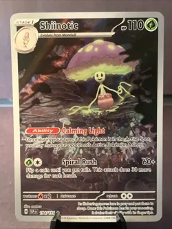 Pokemon TCG Shiinotic Illustration Rare SV08: Surging Sparks #194/191 NM 2024 - Image 1