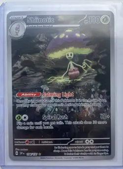 Pokemon TCG Shiinotic Holo Card Illustration Rare, Surging Sparks Series 194/191 - Image 1