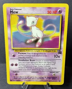1999 Pokemon TCG BLACK STAR PROMO Mew #8 Non Holo Vintage - Image 1