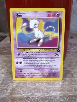 Vintage Pokemon TCG - Mew 8 Black Star Promo Regular (Non-holo) - Image 1