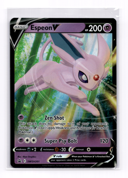 Espeon V SWSH201 Black Star Promo Ultra Holo - Pokemon Card Near Mint - Image 1