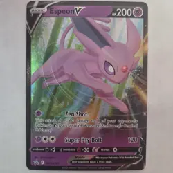 Espeon v Black Star Promo Pokemon SWSH201 NEAR MINT - Image 1