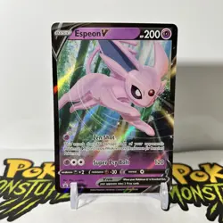Espeon V SWSH201 - SWSH Black Star Promo - Pokemon Card - Near Mint - Image 1