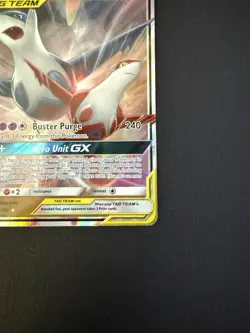 2019 Pokemon Sun Moon Team Up Latias Latios GX Full Art #113/181 NM - Image 4