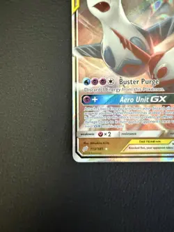 2019 Pokemon Sun Moon Team Up Latias Latios GX Full Art #113/181 NM - Image 5