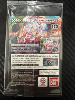 One Piece Monkey.D.Luffy US College Basketball Promo Card Rutgers. Sealed - Image 2