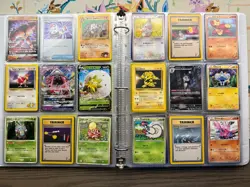 Pokemon Collection Binder Vintage Lot of Cards Holos WOTC E-Reader Promo - Image 5