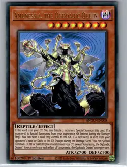 Amunessia, the Ogdoadic Queen ANGU-EN008 Ancient Guardians - Yu Gi Oh Card - NM - Image 1