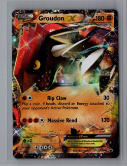 Groudon EX XY42 - Pokemon XY Promo Ultra Rare Card LP - Image 1