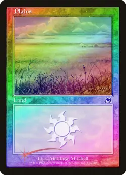 Plains (332) FOIL Onslaught NM Basic Land MAGIC THE GATHERING CARD ABUGames - Image 1