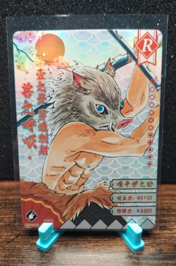 Inosuke Hashibira GM04032 R Foil Demon Slayer Card - Image 1