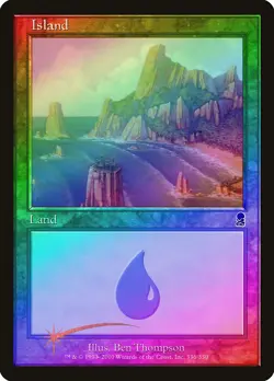 Island (336) FOIL Odyssey NM Basic Land MAGIC THE GATHERING MTG CARD ABUGames - Image 1