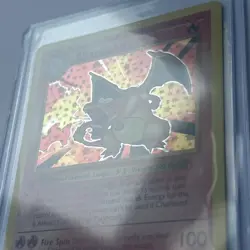 Custom art Charizard 4/102 1st edition Pokemon style Card - Image 1