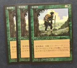 MTG 3X JAPANESE BLACK BORDERED WANDERLUST NM FBB MAGIC THE GATHERING UNCOMMON - Image 1