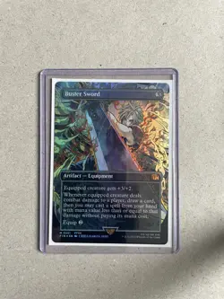 Buster Sword (Borderless) - Foil NM - Final Fantasy #0351 - MTG English - Image 1