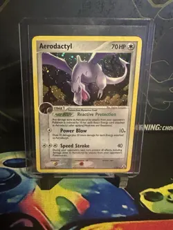 Aerodactyl LP 1/92 Legend Maker Holo Pokemon - Image 1