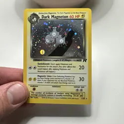 Pokemon TCG Dark Magneton 11/82 Team Rocket Holo Rare LP/NM - Image 1