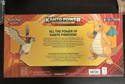 Pokemon TCG XY Evolutions Kanto Power Collection Box Dragonite Pidgeot EX Sealed - Image 5