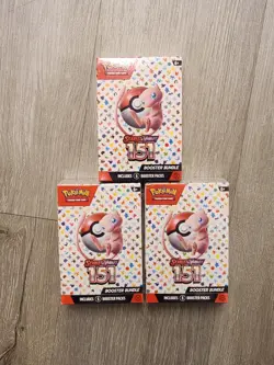 Pokemon Scarlet & Violet 151 Booster Bundle - Lot of THREE (18 Booster Packs) - Image 1