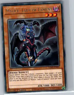 Malice, Lady of Lament TAMA-EN051 Tactical Masters - Yu Gi Oh Card - NM - Image 1