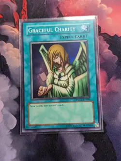 Graceful Charity DLG1-EN089 Super Rare Dark Legends Near Mint Yugioh - Image 1