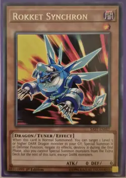 YuGiOh Rokket Synchron Rare 1st Edition SAST-EN007 - Image 1
