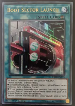 YuGiOh Boot Sector Launch Ultra Rare 1st Edition EXFO-EN053 - Image 1